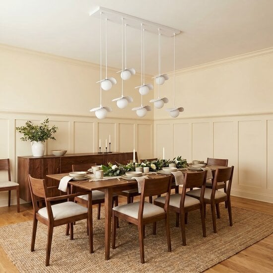 Emibig Emibig FLORA 9 WHITE OPAL - Lampe suspendue moderne pour un éclairage élégant