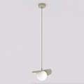 Emibig Emibig FLORA 1 MOKKA OPAL - Moderne hanglamp voor sfeervolle verlichting