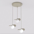 Emibig Emibig FLORA 3PREM MOKKA OPAL - Lampe suspendue moderne pour un éclairage élégant
