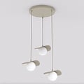 Emibig Emibig FLORA 3PREM MOKKA OPAL - Moderne Pendelleuchte für stilvolle Beleuchtung