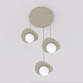 Emibig Emibig FLORA 3PREM MOKKA OPAL - Moderne Pendelleuchte für stilvolle Beleuchtung