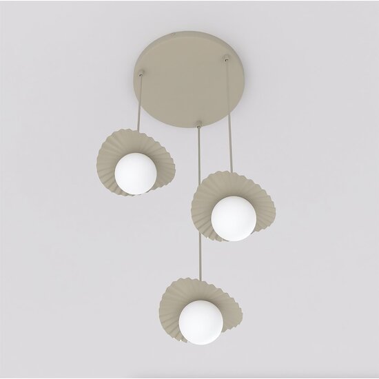 Emibig Emibig FLORA 3PREM MOKKA OPAL - Modern pendant lamp for stylish lighting
