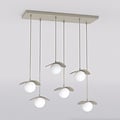 Emibig Emibig FLORA 6 MOKKA OPAL - Lámpara colgante moderna para una iluminación elegante