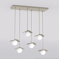 Emibig Emibig FLORA 6 MOKKA OPAL - Moderne Pendelleuchte für stilvolle Beleuchtung