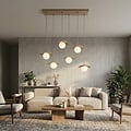Emibig Emibig FLORA 6 MOKKA OPAL - Modern pendant lamp for stylish lighting