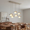 Emibig Emibig FLORA 6 MOKKA OPAL - Modern pendant lamp for stylish lighting