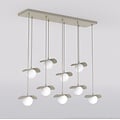 Emibig Emibig FLORA 9 MOKKA OPAL - Lámpara colgante moderna para una iluminación elegante