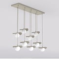Emibig Emibig FLORA 9 MOKKA OPAL - Lámpara colgante moderna para una iluminación elegante