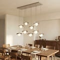 Emibig Emibig FLORA 9 MOKKA OPAL - Lámpara colgante moderna para una iluminación elegante