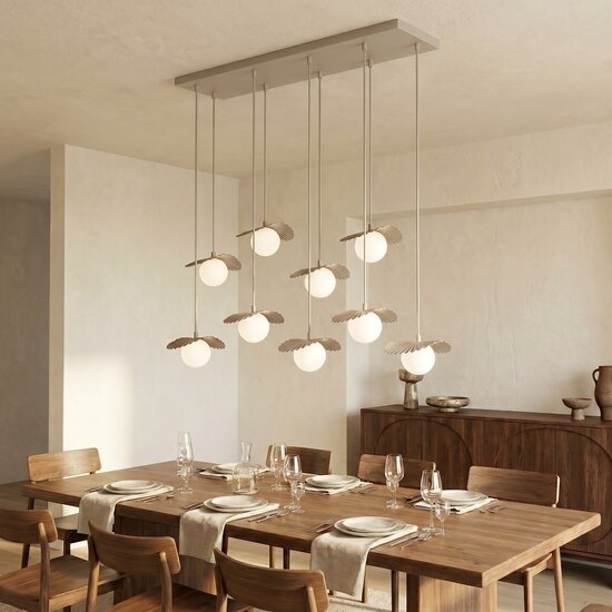 Emibig Emibig FLORA 9 MOKKA OPAL - Moderne hanglamp voor sfeervolle verlichting