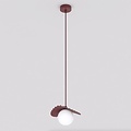 Emibig Emibig FLORA 1 BURGUNDY OPAL - Modern pendant lamp for stylish lighting
