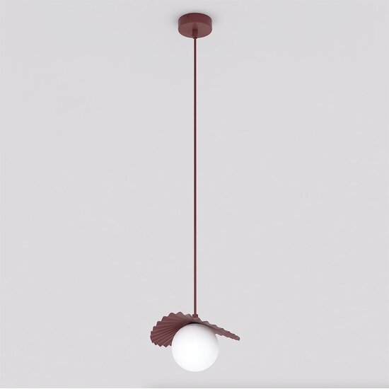 Emibig Emibig FLORA 1 BURGUNDY OPAL - Moderne Pendelleuchte für stilvolle Beleuchtung
