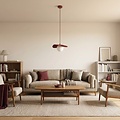 Emibig Emibig FLORA 1 BURGUNDY OPAL - Moderne Pendelleuchte für stilvolle Beleuchtung