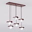Emibig Emibig FLORA 6 BURGUNDY OPAL - Modern pendant lamp for atmospheric lighting
