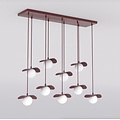 Emibig Emibig FLORA 9 BURGUNDY OPAL - Moderne Pendelleuchte für stimmungsvolle Beleuchtung