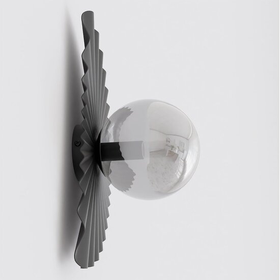 Emibig Emibig FLORA K1 BLACK GRAFIT - Applique murale moderne pour un éclairage élégant