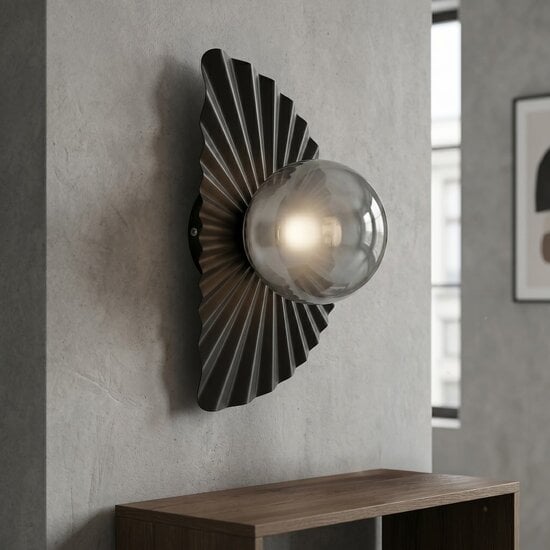 Emibig Emibig FLORA K1 BLACK GRAFIT - Moderne Wandlampe für stilvolle Beleuchtung