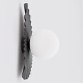 Emibig Emibig FLORA K1 BLACK OPAL - Lámpara de pared moderna para una iluminación elegante