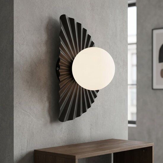 Emibig Emibig FLORA K1 BLACK OPAL - Lámpara de pared moderna para una iluminación elegante