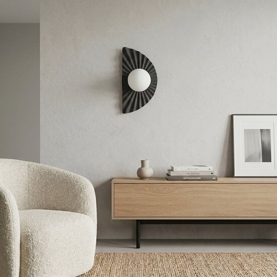 Emibig Emibig FLORA K1 BLACK OPAL - Moderne wandlamp voor sfeervolle verlichting