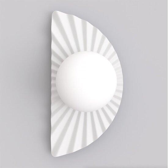 Emibig Emibig FLORA K1 WHITE OPAL - Moderne wandlamp voor sfeervolle verlichting