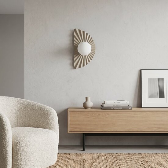Emibig Emibig FLORA K1 MOKKA OPAL - Moderne Wandlampe für stilvolle Beleuchtung