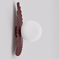 Emibig Emibig FLORA K1 BURGUNDY OPAL - Modern wall lamp for stylish lighting