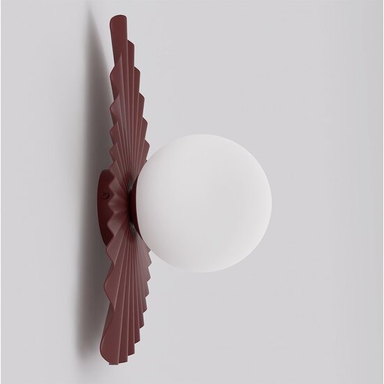 Emibig Emibig FLORA K1 BURGUNDY OPAL - Lámpara de pared moderna para una iluminación elegante