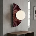 Emibig Emibig FLORA K1 BURGUNDY OPAL - Lámpara de pared moderna para una iluminación elegante