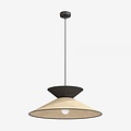 Emibig Emibig SOFTA 1 RATTAN BLACK - Lampe suspendue Japandi élégante pour tous les espaces