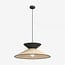 Emibig Emibig SOFTA 1 RATTAN BLACK - Lampe suspendue Japandi élégante pour tous les espaces
