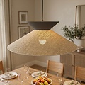Emibig Emibig SOFTA 1 RATTAN BLACK - Stylish Japandi pendant lamp for any space