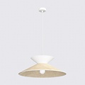 Emibig Emibig SOFTA 1 RATTAN WHITE - Elegante hanglamp voor een moderne sfeer