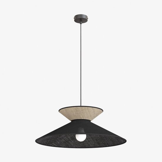Emibig Emibig SOFTA 1 BLACK RATTAN - Stylish pendant lamp for any space