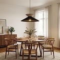 Emibig Emibig SOFTA 1 BLACK RATTAN - Stilvolle Pendelleuchte für jeden Raum