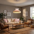 Emibig Emibig SIESTA 1 ROSE - Elegant pendant lamp for a cozy ambiance