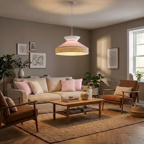 Emibig Emibig SIESTA 1 ROSE - Lámpara colgante elegante para una atmósfera acogedora