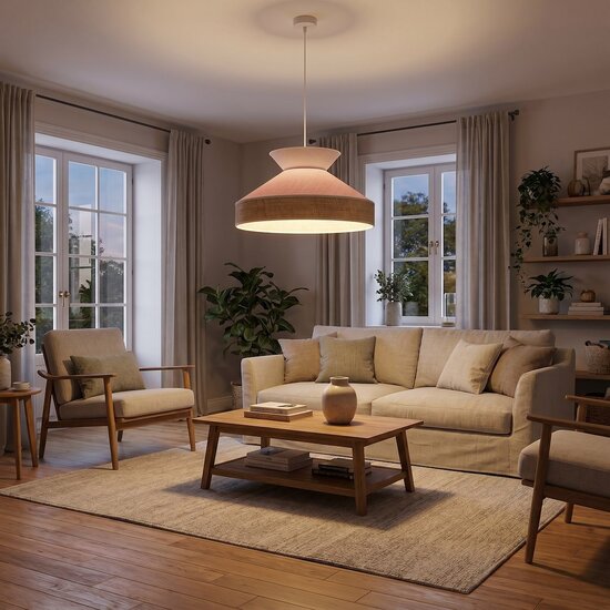 Emibig Emibig SIESTA 1 ROSE - Elegante hanglamp voor een sfeervolle ambiance