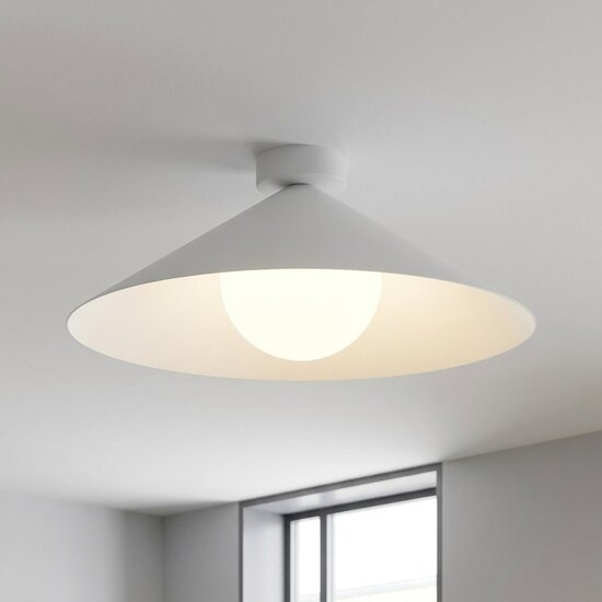 Emibig Emibig MONO 1M PLAFON WHITE OPAL - Modern ceiling lamp for any space