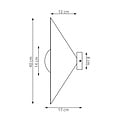 Emibig Emibig MONO K1M WHITE OPAL - Lámpara de pared moderna para una iluminación elegante