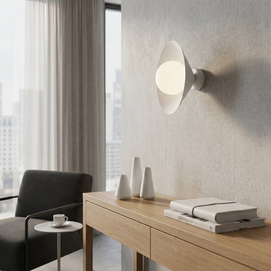 Emibig Emibig MONO K1S WHITE OPAL - Modern wall lamp for stylish lighting