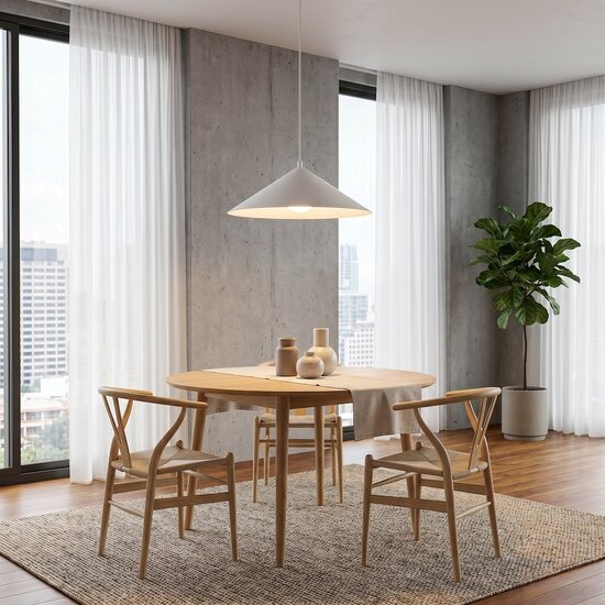 Emibig Emibig MONO 1L WHITE OPAL - Modern pendant lamp for stylish lighting