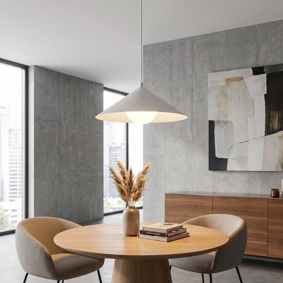 Emibig Emibig MONO 1M WHITE OPAL - Modern pendant lamp for stylish lighting
