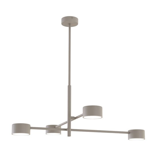 Emibig NATSU 4 MOKKA - Moderne plafondlamp voor sfeervolle verlichting