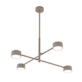 Emibig NATSU 4 MOKKA - Moderne plafondlamp voor sfeervolle verlichting