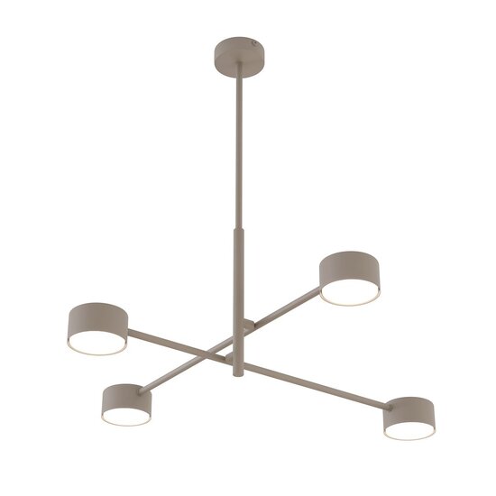 Emibig NATSU 4 MOKKA - Moderne plafondlamp voor sfeervolle verlichting