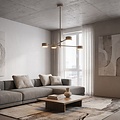 Emibig NATSU 4 MOKKA - Lampe de plafond moderne pour un éclairage élégant