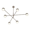 Emibig NATSU 6 MOKKA - Plafonnier moderne pour un éclairage élégant