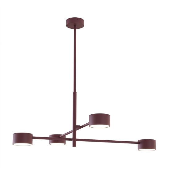 Emibig NATSU 4BURGUNDY - Modern ceiling lamp for stylish lighting
