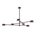 Emibig NATSU 6 BURGUNDY - Moderne plafondlamp voor sfeervolle verlichting